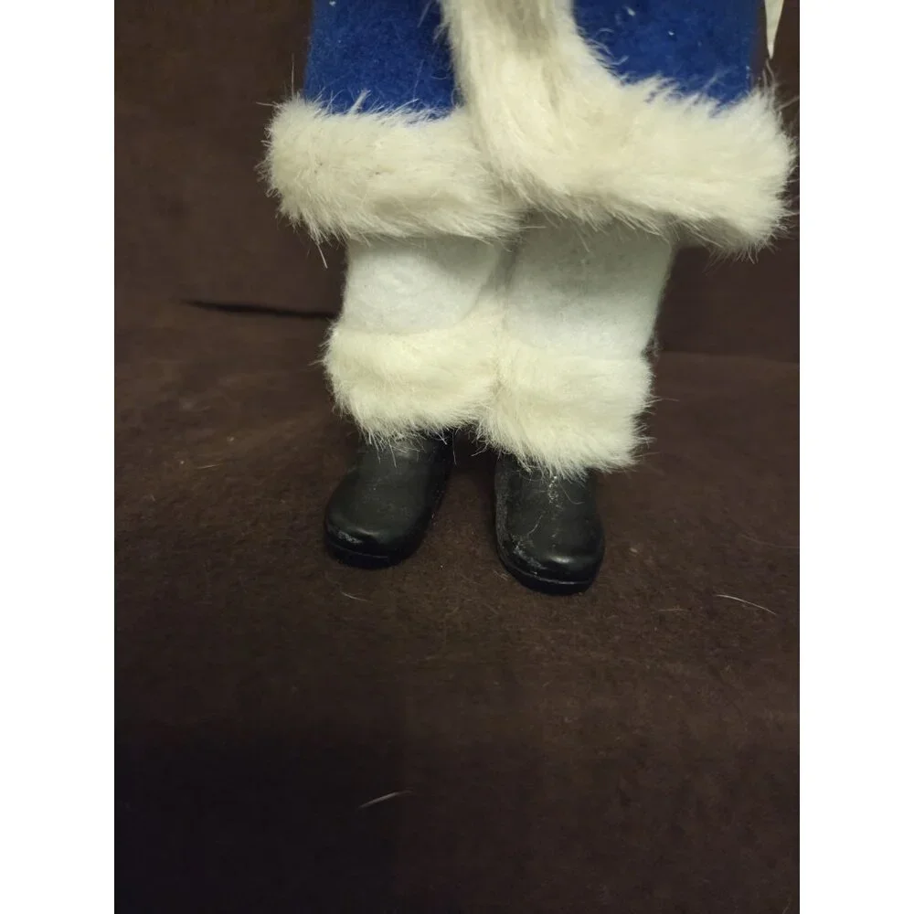 University of Kansas KU Jayhawk Santa Christmas Ornament Display 9.5‎ Inches